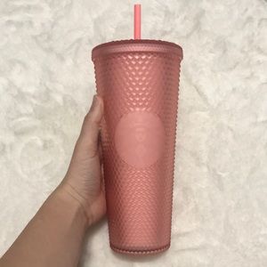 Starbucks Valentines Pink Studded Cup